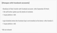 BGMI changes with the Facebook account listed on the official website (Image via BGMI)